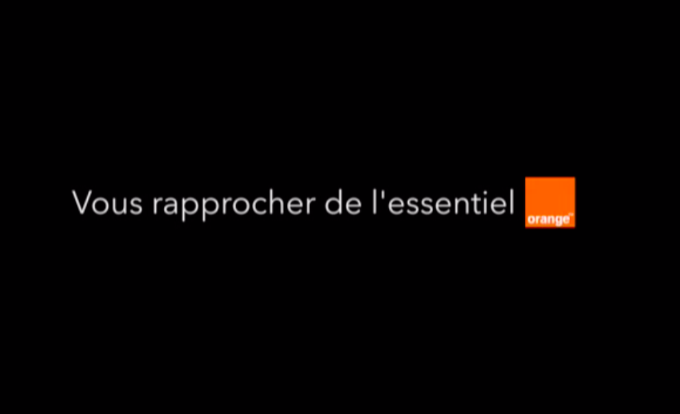 Publicité orange